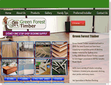 Tablet Screenshot of gftimber.com.au